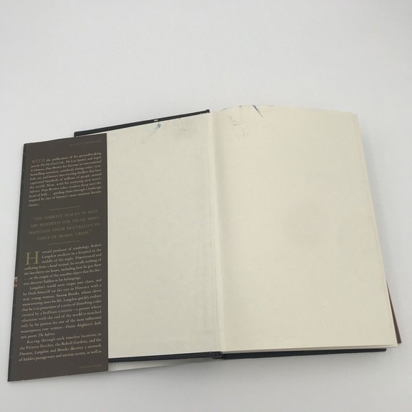 Inferno by Dan Brown 2013 Hardcover Doubleday First Edition - Picture 5 of 8